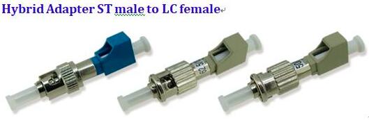 ST Male to LC SC FC Female Hybrid Adapter