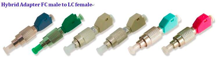 FC Male to LC SC ST Female Hybrid Adapter FC Male to LC SC ST Female Hybrid Adapter