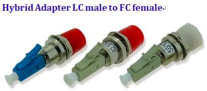LC Male to SC FC ST Female Hybrid Adapter