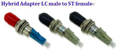 LC Male to SC FC ST Female Hybrid Adapter