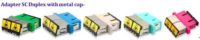 SC metal cap protection Avoid Laser Fiber Optic Adapter SC metal cap protection Avoid Laser Fiber Optic Adapter