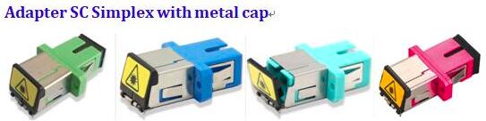 SC metal cap protection Avoid Laser Fiber Optic Adapter SC metal cap protection Avoid Laser Fiber Optic Adapter