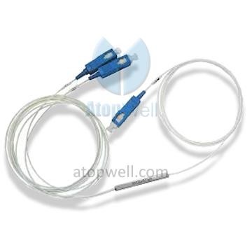 PLC Splitter 1x2 mini module-Steel tube SC/PC connectors