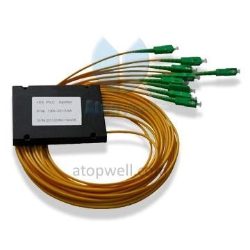 PLC Splitter 1x8 ABS module SC/APC connectors