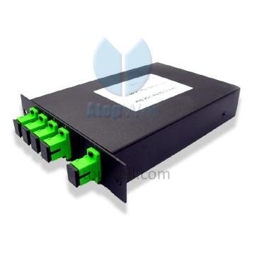 PLC Splitter 1*4 LGX Box module SC/APC interface