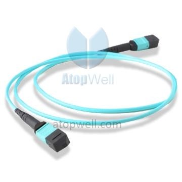  MTP-MTP Patch Cord /Trunk Cable OM3 12f Mini Round Distribution Cable