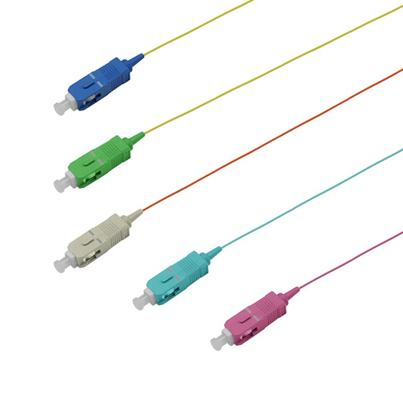 Pigtail SC simplex 0.9mm SM APC OM1 OM2 OM3 OM4 OM5