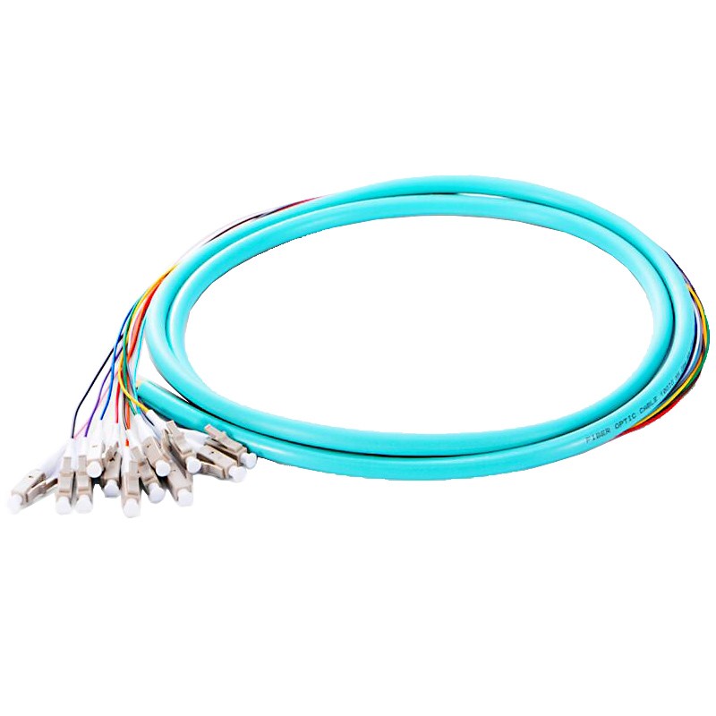 LC Bundle Fan out 0.9mm pigtail 12fibers SM MM