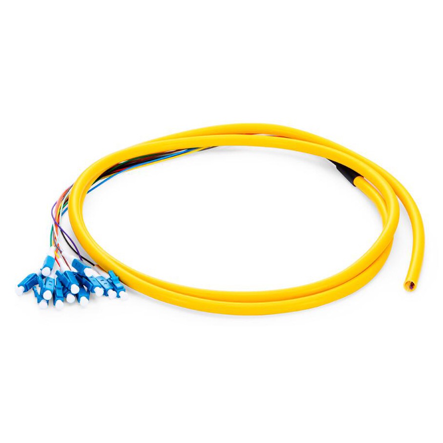 LC Bundle Fan out 0.9mm pigtail 12fibers SM MM