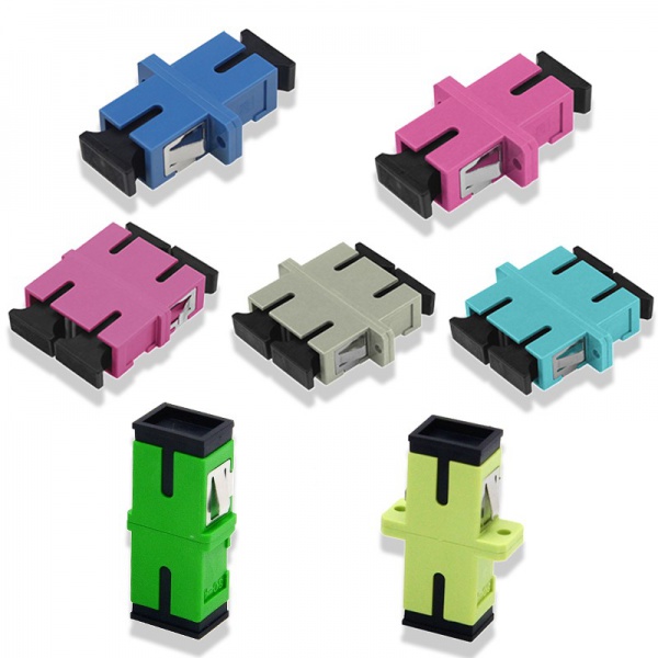 SC APC SM MM OM3 OM4 OM5 simplex duplex Fiber Optic Adapters