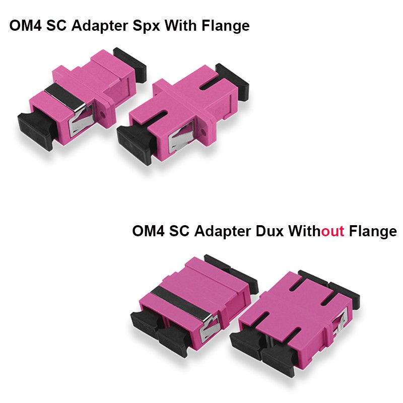 SC APC SM MM OM3 OM4 OM5 simplex duplex Fiber Optic Adapters