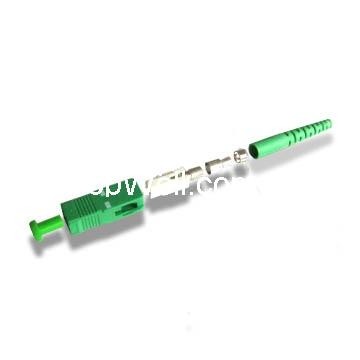 SC/APC fiber optic connector simplex SM 3.0