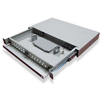 Fiber Optic Patch Panel sliding type with guide rail 19