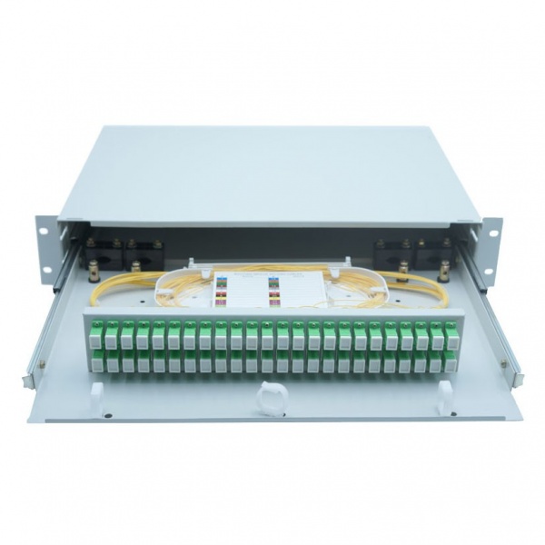 Fiber Optic Patch Panel sliding type with rail 19
