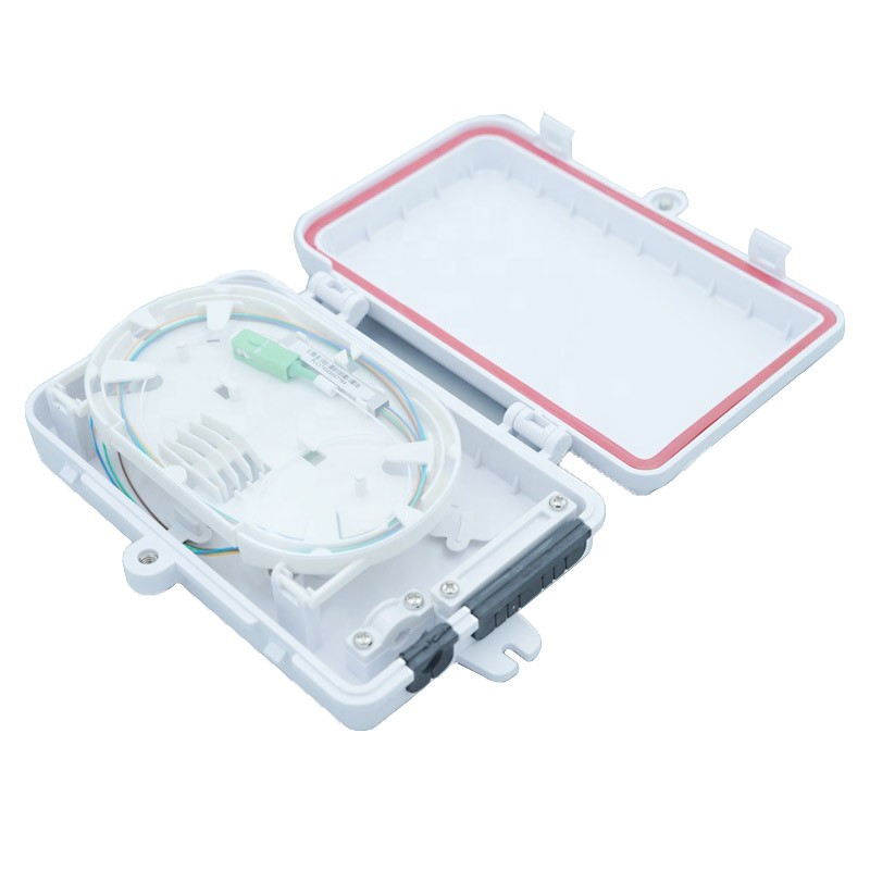 FTTH Terminal box 4Port SC white Outdoor use / TB4-SC4