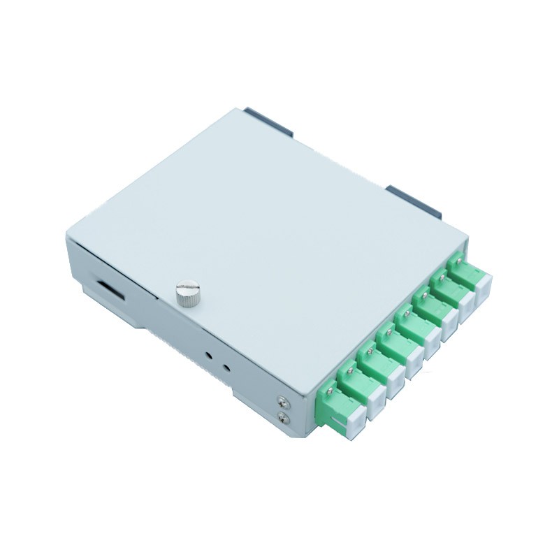 FTTH Terminal box 8Port SC Gray Metal / TB5-SC8