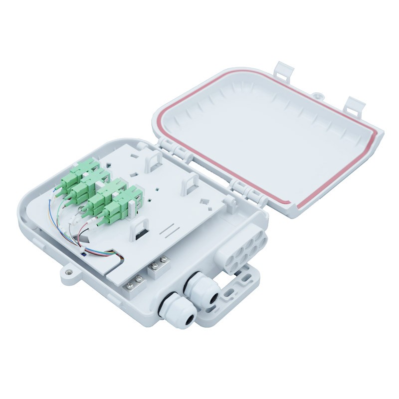  FTTH Distribution box 8Port SC White Outdoor use / DB5-SC8