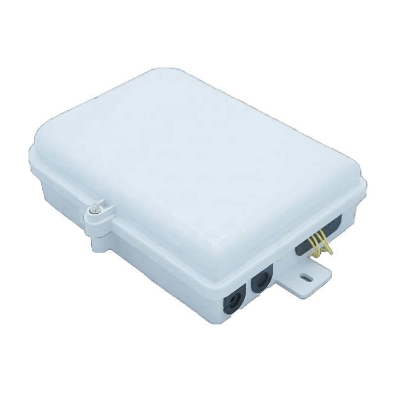 FTTH Distribution box Two 1:8 or one 1:16 PLC cassette white Outdoor use / DB6-SC16