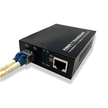 SFP to 10/100/1000Base-Tx Media Converter