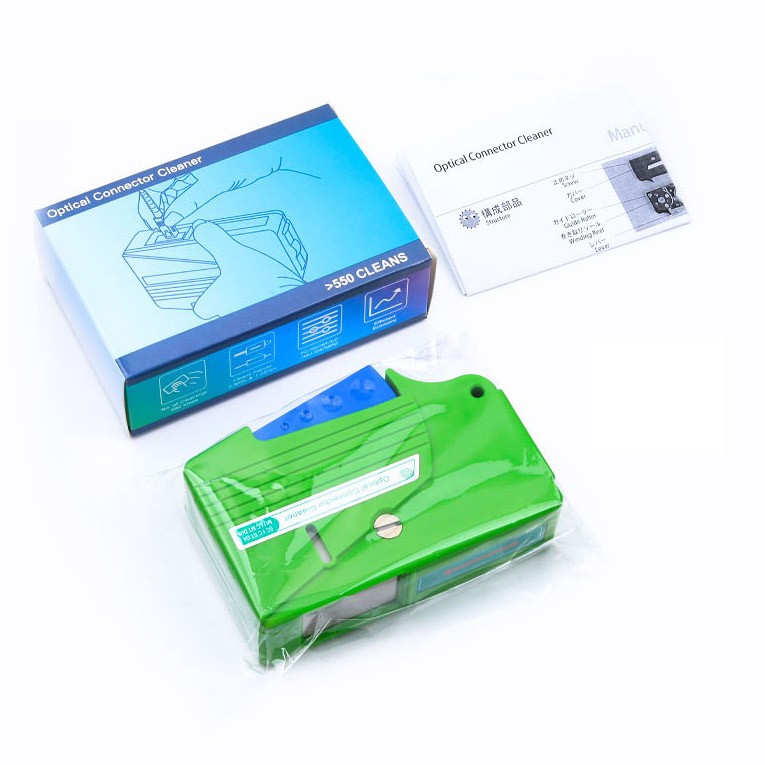 Fiber Optic Cassette Cleaner Green