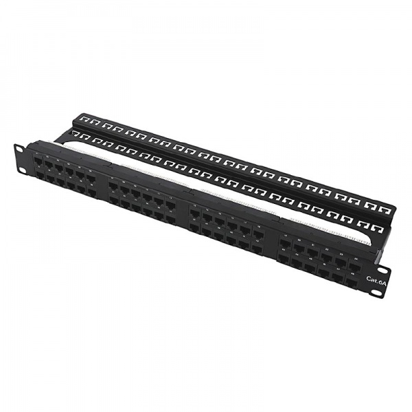 Cat6A / Cat6 / Cat5e UTP 48Port 1U Patch Panel 19
