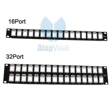  Blank Patch Panel 19” UTP 16Port 1U