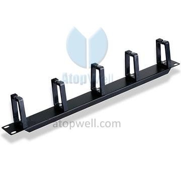 Cable Management 19” 1U Metal panel and plastic 5rings