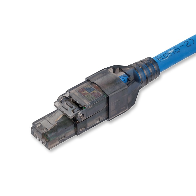 Toolless Plug / Toolless Connection Module Cat6A Cat6 UTP 8P8C Black