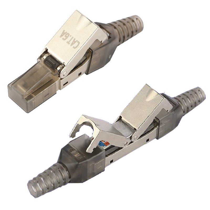Toolless Plug / Toolless Connection Module Cat6A Cat6 FTP 8P8C