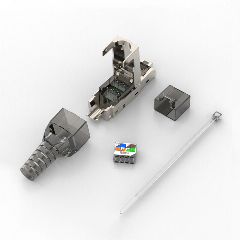 Toolless Plug / Toolless Connection Module Cat6A Cat6 FTP 8P8C