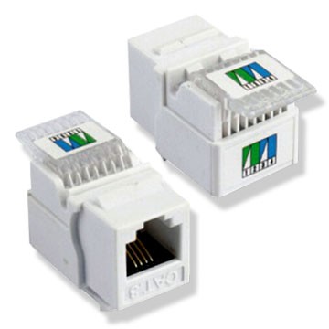  Telephone Jack Cat3 UTP 6P4C Toolless white -- KJTU39HW-N