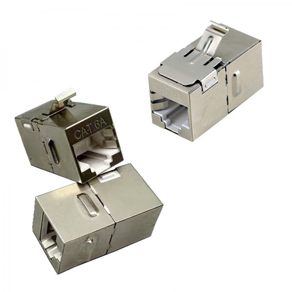 In-Line Coupler FTP Cat5e / Cat6 /Cat6A RJ45-RJ45 full metal