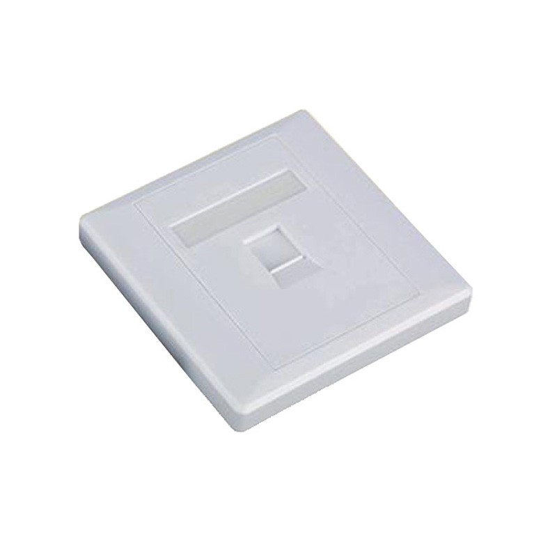 Face Plate 86 type 1port with shutter