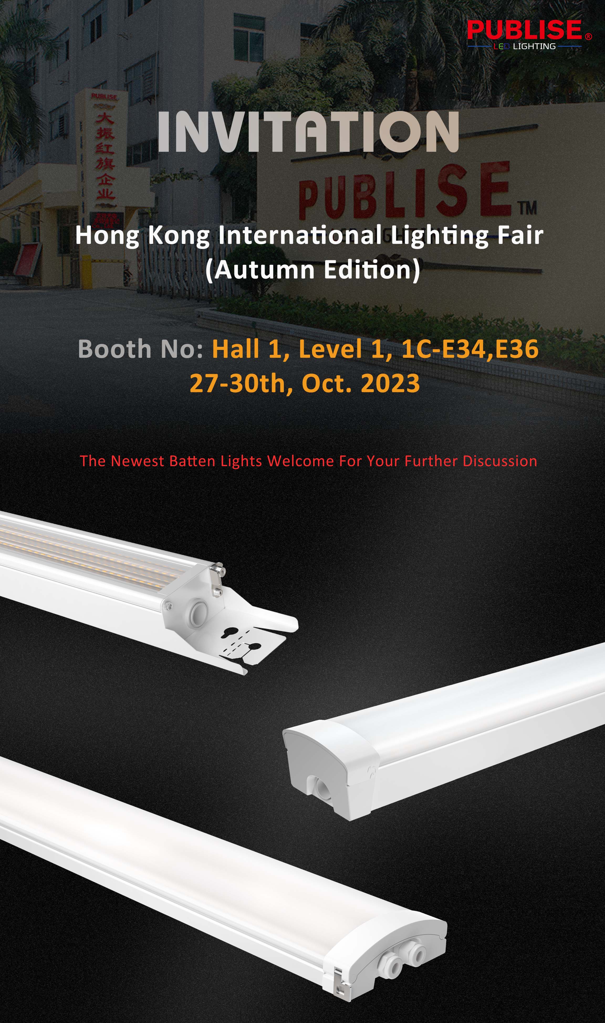 Publise is waiting you in HK International Lighting Fair  (Autumn Edition)