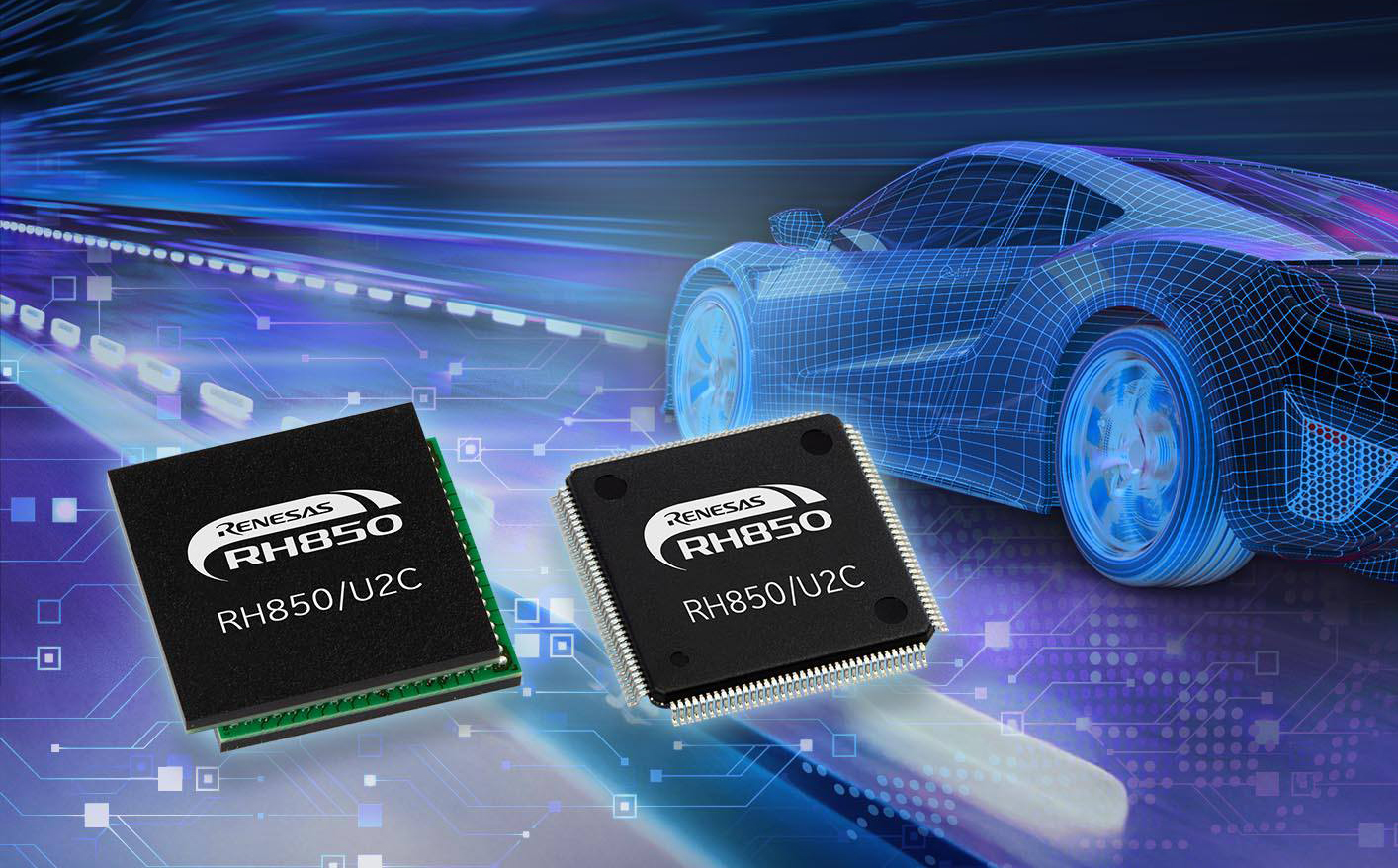 Renesas Launches 28nm RH850/U2C Automotive Microcontroller, Expanding Vehicle Control and Safety Product Lineup