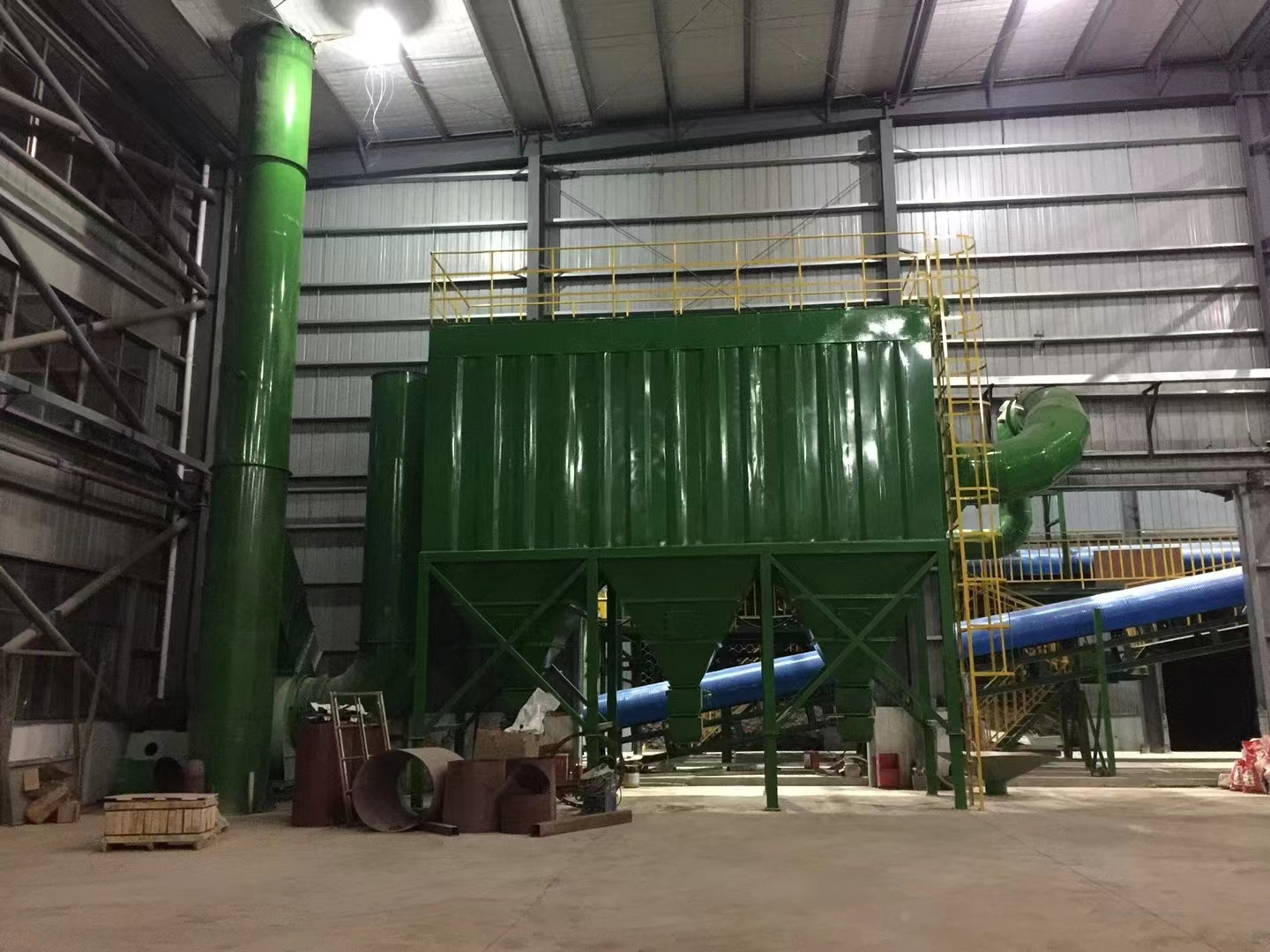 Construction waste treatment production line dust removal equipment Figure 1