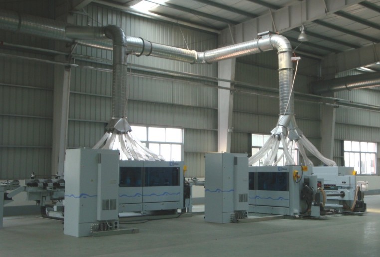 Dongguan Haoli mechanical edge banding machine dust removal corner