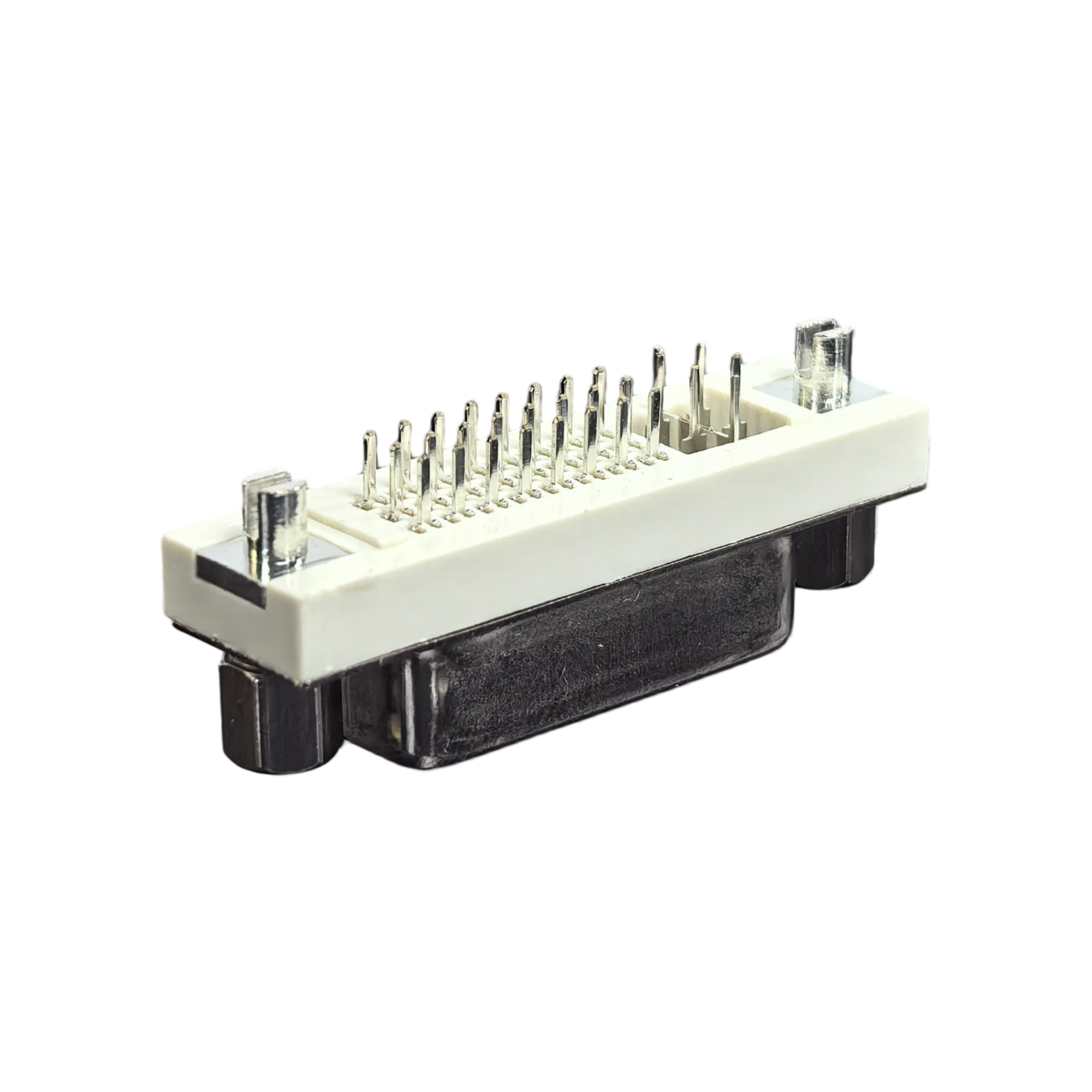 DVI连接器 24+5P 1.905mm  直脚母 插件型，SOENGSIN P/N：SS-DVI-ZC245-MS-1
