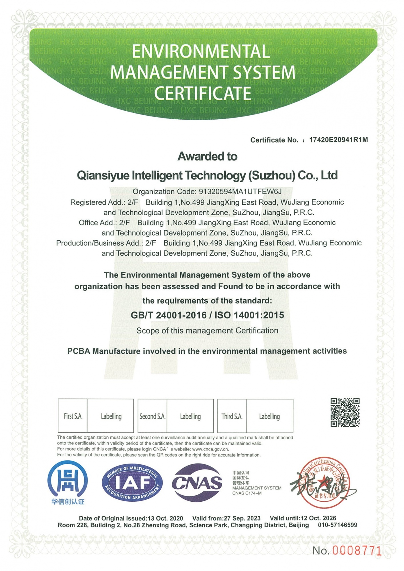 ISO 14001:2015