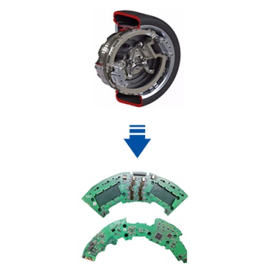 Power / Control PCBA Wheel Hub Motor