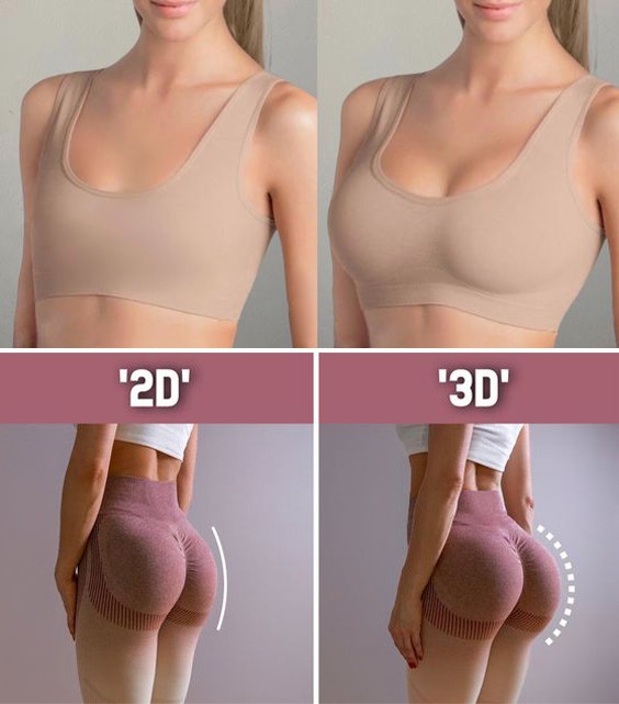 Increase bust size by 1-2 cups: