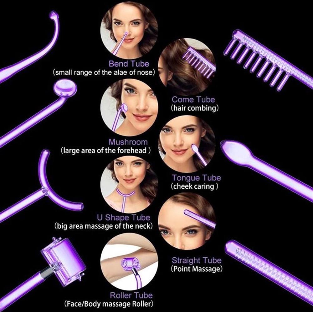 Multi-Wand Design for Targeted Treatment Areas–Each wand is designed with a specific shape and contact surface to match different treatment areas, allowing more precise, comfortable, and effective use.