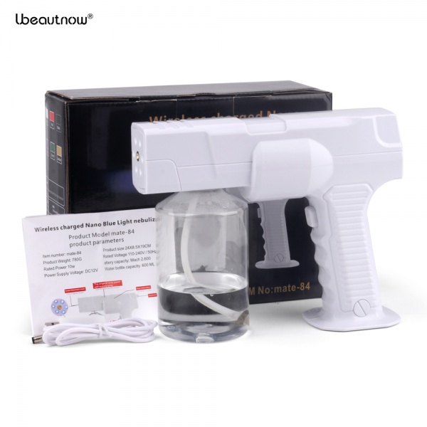 UMU0002 Ubeautnow Wireless Blue Light Disinfectant Nano Spraying Gun