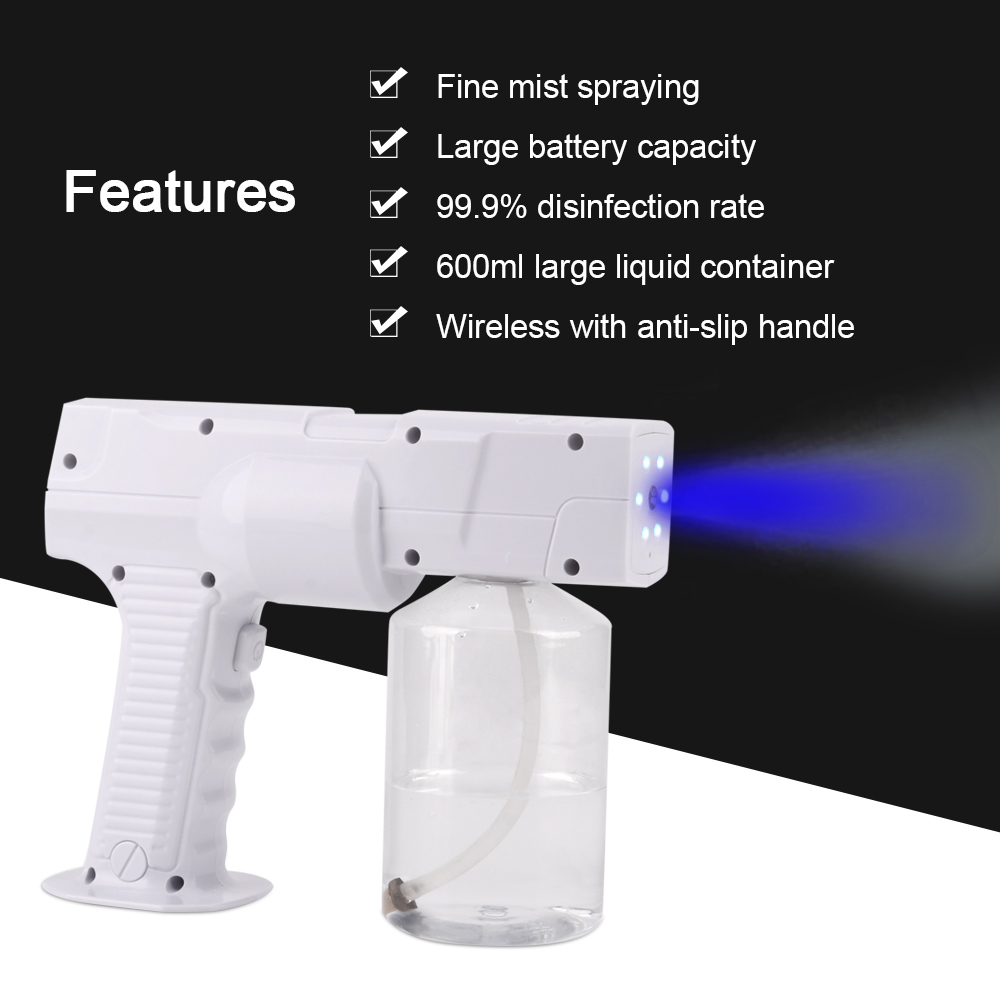 UMU0002 Ubeautnow Wireless Blue Light Disinfectant Nano Spraying Gun