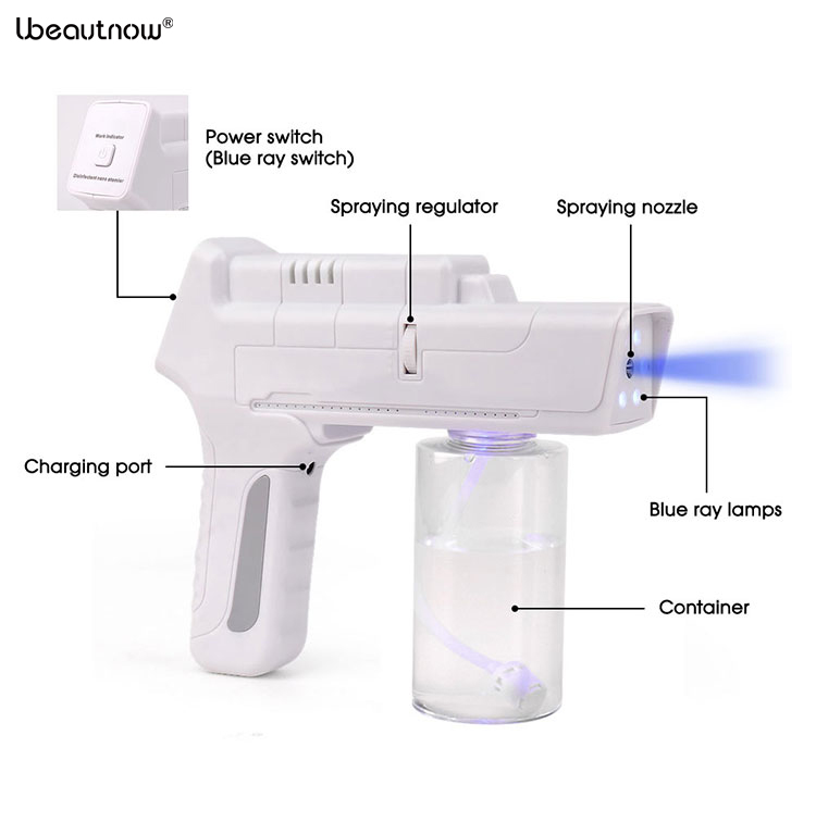 UMU0001 Ubeautnow wireless nano spray gun for disinfection