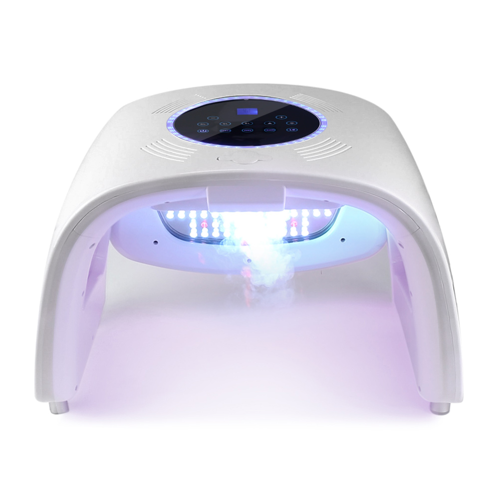 Ubeautnow 3-in-1 LED PDT Light Therapy & Laser Hair Growth Machine with Cold/Hot Spray