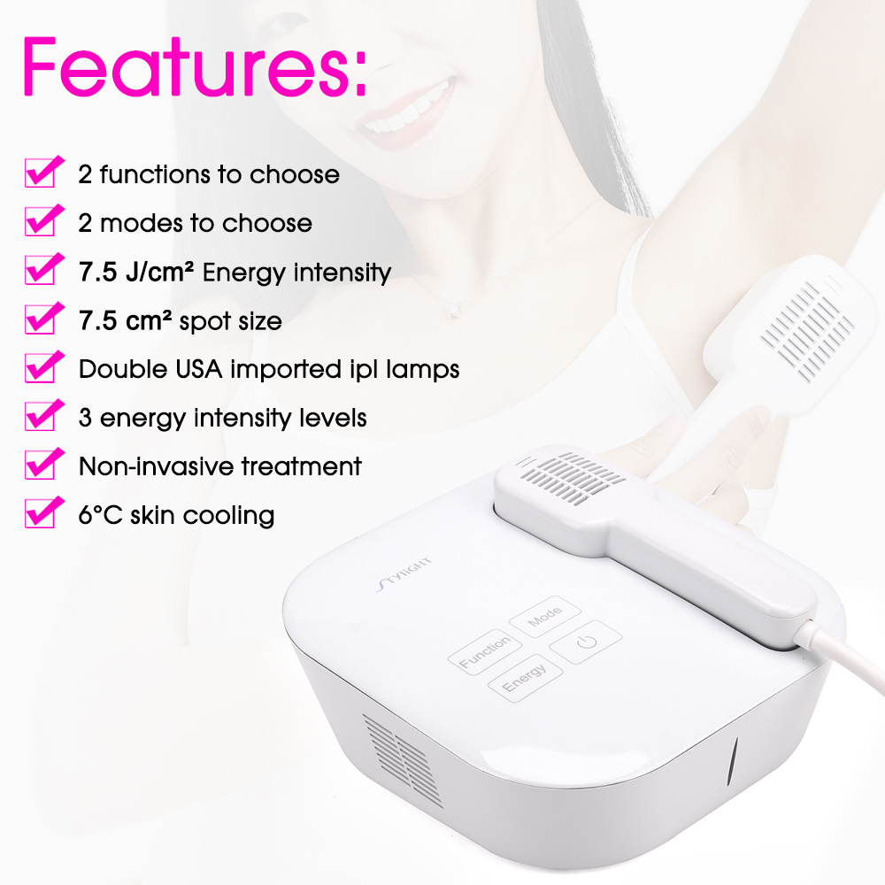 Ubeautnow UMR0001 Mini IPL Hair Removal & Skin Rejuvenation Device – 3-in-1 Portable Home Beauty Machine