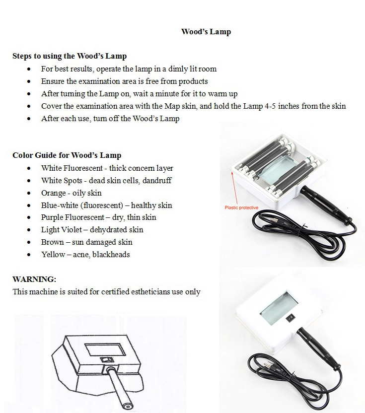 Ubeautnow UMA0001 Professional Wood Lamp Skin Analyzer Machine for Salon & Dermatology Clinic