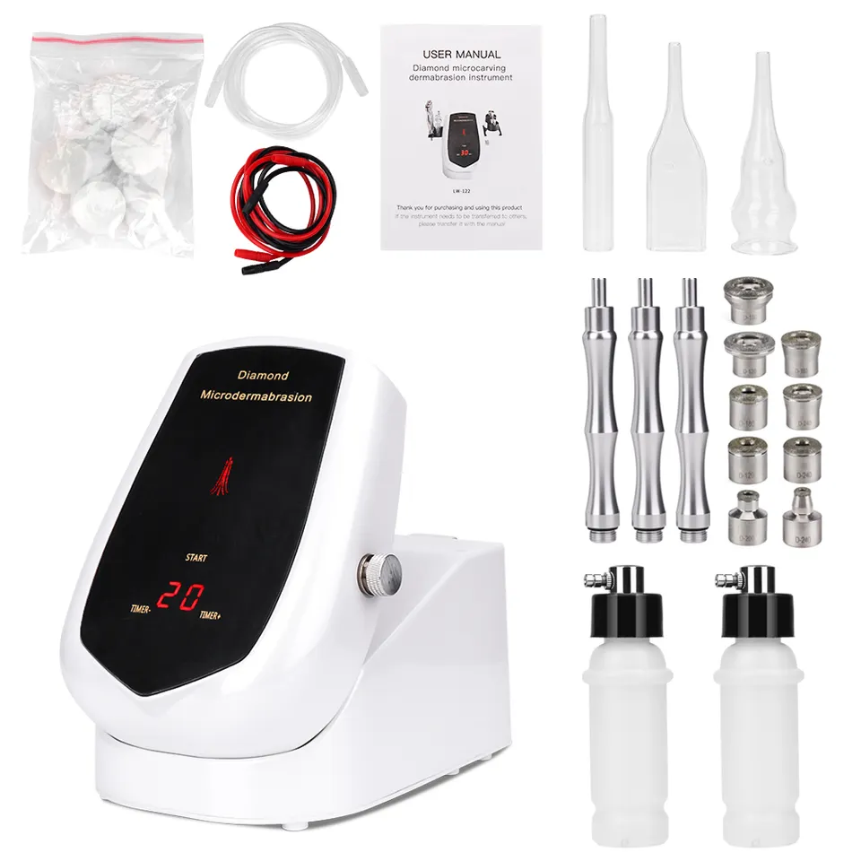 Ubeautnow UMF0071 3-in-1 Diamond Microdermabrasion Machine – Professional Facial Skin Peeling & Blackhead Removal Device