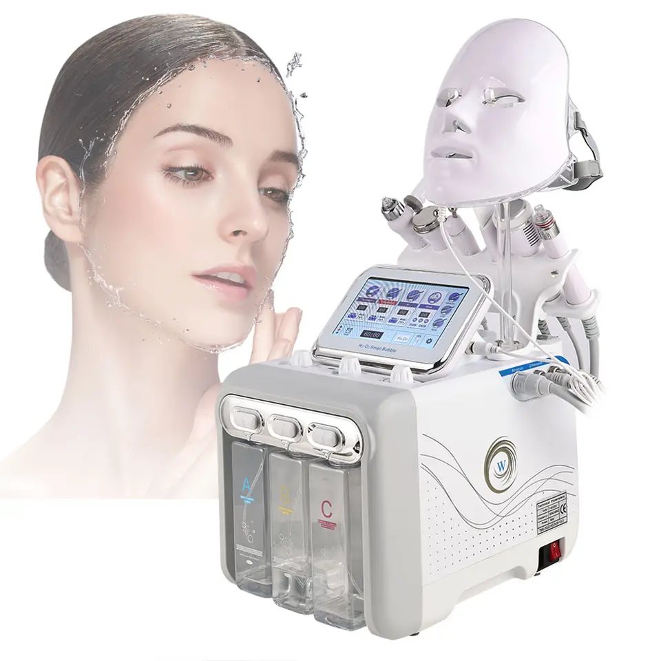 UMF0070 Ubeautnow 7 in1 Water Oxygen Facial Beauty Machine with Mask